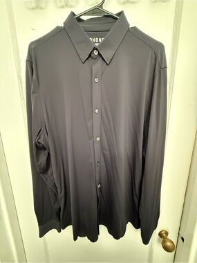 RHONE Commuter Shirt | Slim Fit | Large | Black